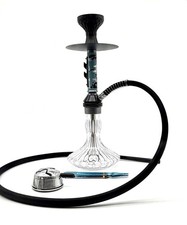 Shisha pipe blue with - shisha, glass
