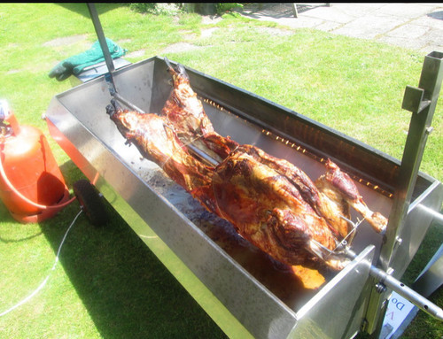 Stainless steel silver hog