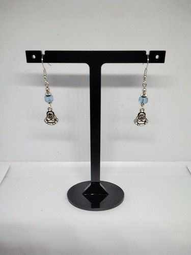 Silver lucky buddha - silver,
