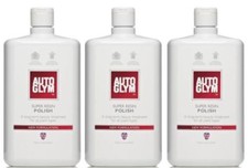 AUTOGLYM SUPER RESIN POLISH 1 L LITRE - x 3 Bundle FREE P & P 
