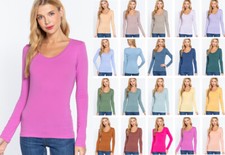 Women's Basic T-Shirt Scoop