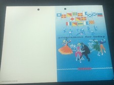 Vintage CUNARD RMS Mauretania 1960s Entertainment Programme Ocean Cruise Liner 4