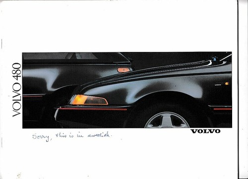 1989 volvo 480 turbo - 1989,