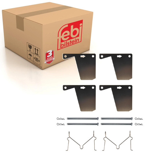 Front brake pad fitting kit - fitting,