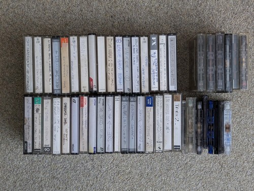 Cassette tapes blank used - tapes,