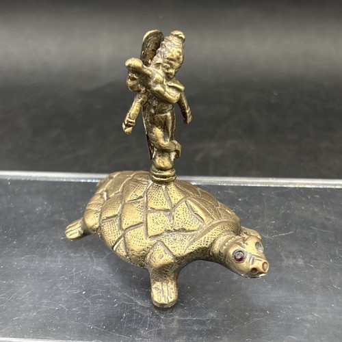 Kachhapa brass totem - brass,