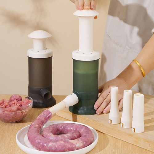 Sausage machine meat - machine, filler