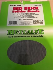METCALF RED BRICK SHEET  KIT  OO GAUGE
