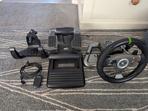 Xbox steering wheel - with, foot