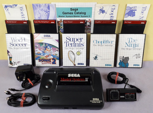 Sega master system console - sega,