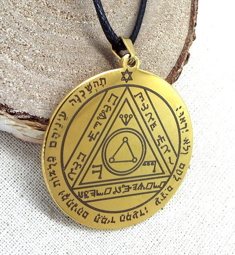 Sixth 6th pentacle sun pendant - 6th,