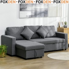 3 Seater Sofa Bed with Storage