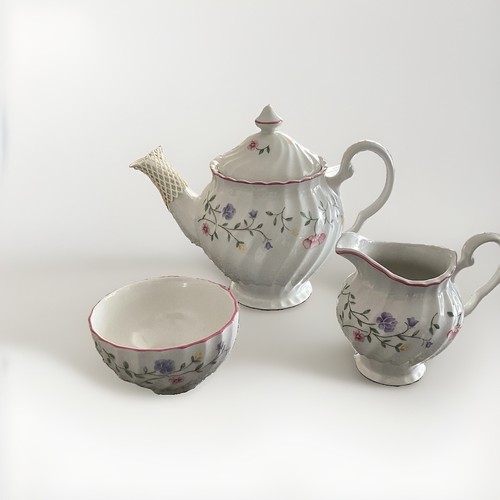 Summer chintz vintage teapot - summer,