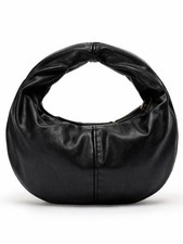 Zara Black Padded Hobo Bag