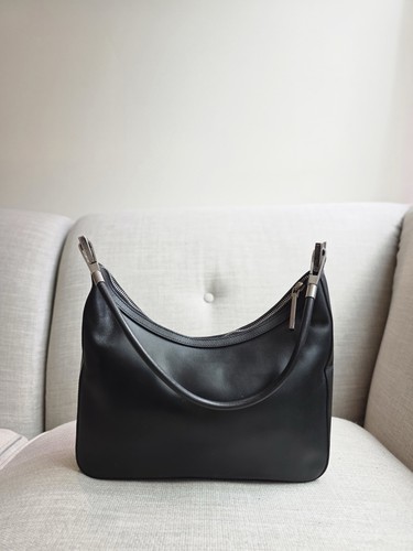 Vintage gucci black leather - gucci,