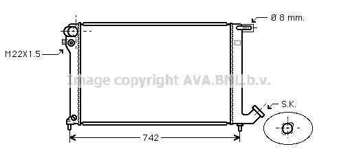 Peugeot 306 radiator - peugeot,