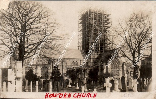 Vintage howden church - howden,