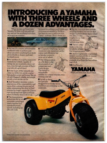 1979 yamaha tri - 1979, wheeler
