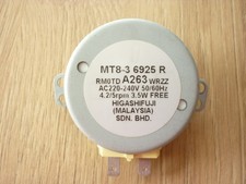 Genuine used Miele AC sing.gearb.motor MT8-3 for M8161 microwave- 6637870