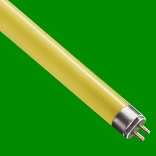 1x 6W T4 220mm (205mm) Yellow Coloured Fluorescent Tube 2pin G5 Strip Light Bulb