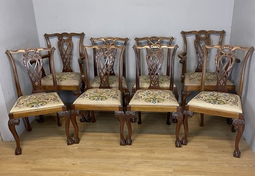 Set chippendale revival - 8,