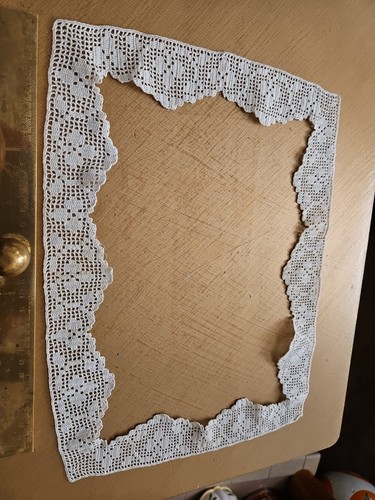 Antique crochet lace small - antique,