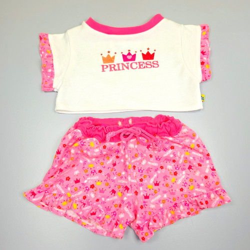Build bear white - bear, pink