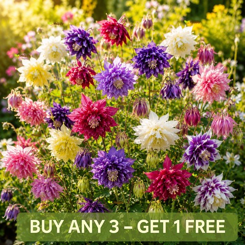 Columbine 100 seeds barlow - seeds, mix
