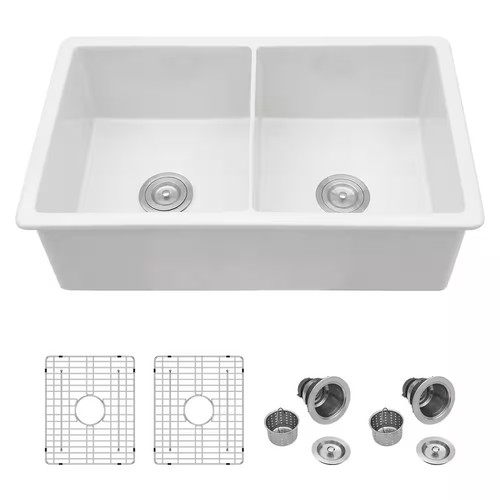 Undermount 50 double - 50/50,