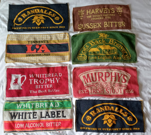 Bar beer mats x8 - bar, (rare)