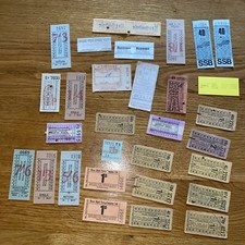 vintage bus tickets Approx 30 Plus Ferry Tickets Incl SINGAPORE 1950-91