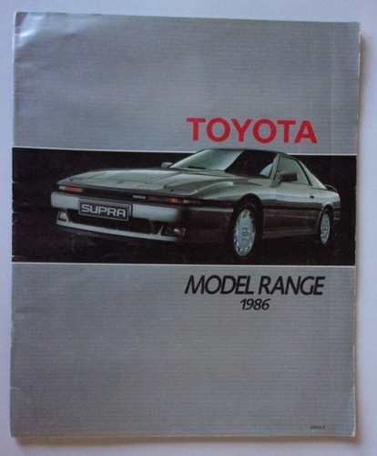 Toyota range orig - toyota, 1986