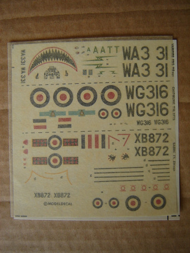 Modeldecal decals raf - 1/72,