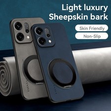Magnetic leather case stand - pu,