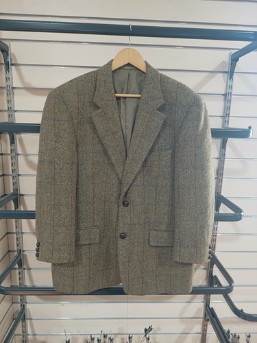 Harris tweed overcoat - tweed, overcoat,