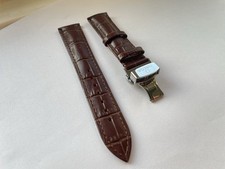 18mm19 20 Omega leather watch