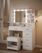 Dressing Table With Led Mirror
