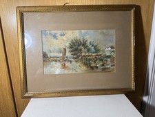 Antique 1884 Watercolour