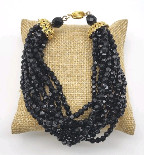Vintage whitby jet - vintage, beaded