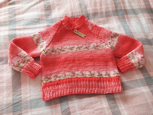 Hand knitted children jumper - children's,