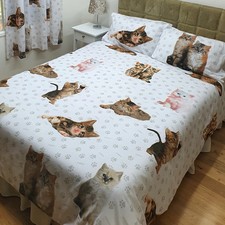 Girls Cute Kittens Duvet Cover
