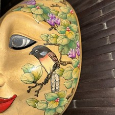 Vintage Handmade Wooden Mask