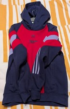 ARSENAL FC OFFICIAL ADIDAS ORIGINALS TRAVEL HOODIE