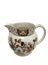 Vintage Stanley Bursley Ware Jug Floral Imari Style Burslem England Kitchen Ware