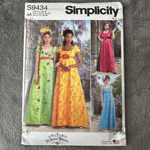 Simplicity s9434 regency dress - simplicity,