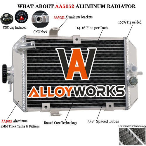 Aluminium radiator for yamaha - radiator,