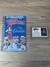 Wwf Ljn Wrestling Superstars Figure Miss Elizabeth  Bio Card Poster WWE 1980s