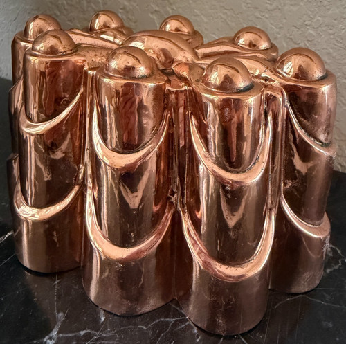 Antique victorian copper jelly - victorian,