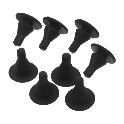 Pcs black silicone - 8,
