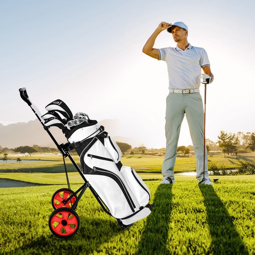 Foldable wheel golf cart - foldable,